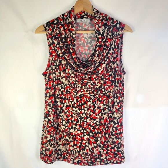 Kasper Women's Sleeveless Cowl Neck Top - Picture 1 of 8